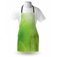 thumbnail image 4 of Sage Apron, Watercolors in Green Tones Abstract Blurred Dreamy Background Grungy Look, Unisex Kitchen Bib with Adjustable Neck for Cooking Gardening, Adult Size, Apple Green Fern Green, by Ambesonne, 4 of 4
