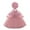 Pink, variant on TEAJOPSUU Baby Girls Tulle Tutu Skirt Set Sleeveless Flower Applique Round Neck Princess Dress with Hat and Tulle Shawl 3 Piece Birthday Party Set White