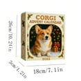 thumbnail image 3 of geerera 2025 Advent Calendar, Cute Corgi Ornaments, 24 Day Countdown Calendar, for Holiday Party and Gift Giving, 3 of 8