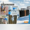 thumbnail image 5 of Xl-Kang 2Pcs Outdoor Faucet Covers for Winter Freeze Protection, Reusable Insulated Hose Bib Cover with Reflect Strip Waterproof Freeze Miser Water Faucet Insulation Socks Wrap, 5 of 5