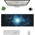 thumbnail image 2 of Extended Large Mouse Pad, XL Gaming Mousepad 31.5 x 11.8 Inch, Big Computer Keyboard Desk Pad, Waterproof Mouse Mat with Stitched Edges and 3mm Thick Long Non-Slip Base for Office Gaming, Galaxy Tree, 2 of 6