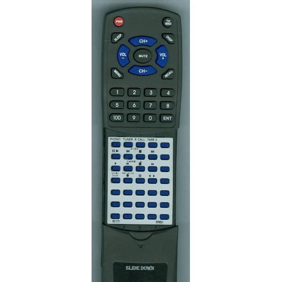 Replacement Remote for SANSUI RS-1070, RTRS1070, RS1070, RZ3000