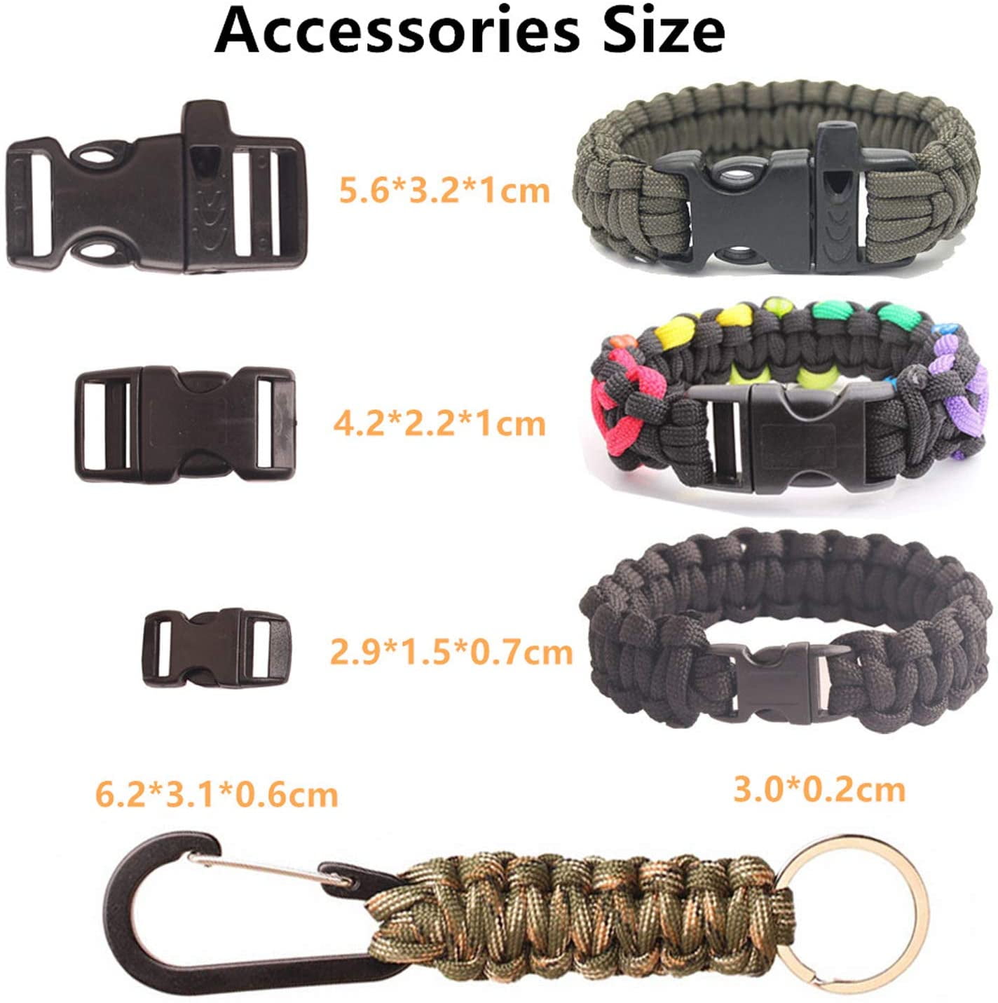 Customize Buckles Make 550 Paracord Cord Survival Bracelet (P8200) - China  Make Paracord Bracelet and Paracord Cord Bracelet price