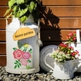 thumbnail image 6 of 1 set 3pcs Rose Flowers Vine Painting Stencil 11.7x8.3 inch Hollow Out Floral Rose Craft Stencils Reusable Border Lace Decoration Plant Leaves Stencil for Wall Tiles Furniture Scrapbook Plastic, 6 of 7
