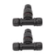thumbnail image 3 of Conector impermeable tipo T de 2 piezas, 5 pines, IP68, conector de cable para farola de exterior, impermeable, 450 V, 32 A, 3 of 12