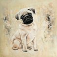 thumbnail image 3 of Petit Chien Carlin - Toile 24"x24 Pouces - Impression à la Demande, 3 of 5