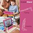 thumbnail image 6 of JETech Kids Case for iPad Pro 11 Inch All Models, iPad Air 5/4 (10.9-Inch) with Built-in Screen Protector, Shockproof Full-Body Handle Stand Tablet Protective Cover (Plum), 6 of 6