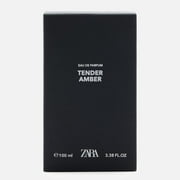 Zara Tender Amber Cologne for Men EDP Eau De Parfum Warm Amber and Floral Sophistication 100 ML (3.4 FL OZ)