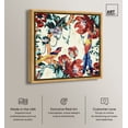 thumbnail image 2 of Maximalist Jungle Canvas Boho Maximalist Wall Art by Art Remedy, Gold Frame, 40" x 40", 2 of 7