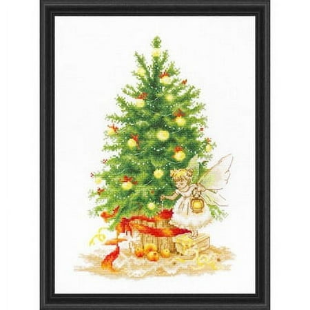 UPC: 4840746022630 | Luca-S Christmas Tree Counted Cross-Stitch Kit