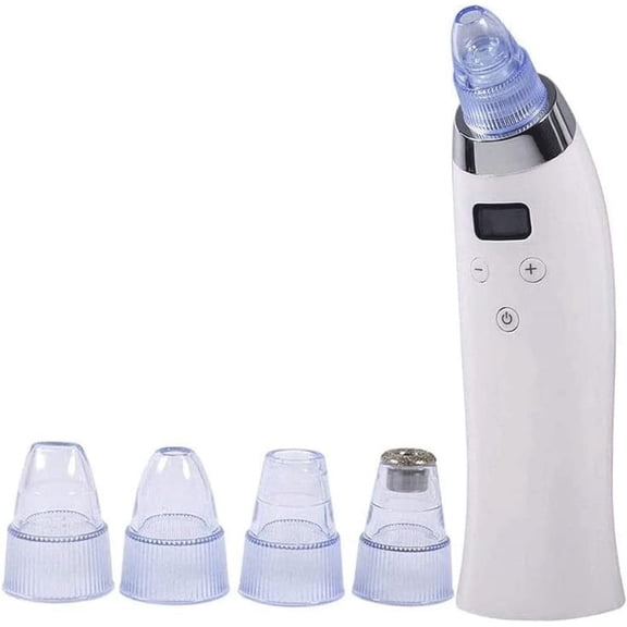 Blackhead Remover Vacuum Pore Cleaner, USB Rechargeable Facial Blackhead Suction Tool 4 Probes, Acne Comedone Extractor Kit