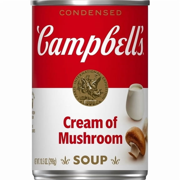 Campbell's Condensed Cream of Mushroom Soup 10.5 oz Can (Pack of 5)