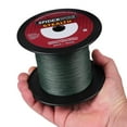 thumbnail image 3 of SpiderWire Stealth® Braid Fishing Line, Moss Green, 100 lb Test Strength, 3000 yd, 3 of 4