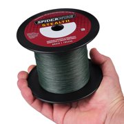 SpiderWire Stealth® Braid Fishing Line, Moss Green, 30 lb Test Strength, 1500 yd
