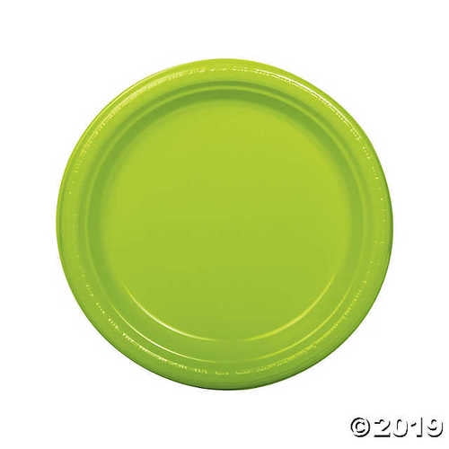 Lime Green Plastic Dinner Plates