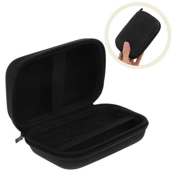 Amosfun Durable Hard EVA Carrying Case for Storage of Small Electronics Black 1Pack