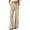 C-Beige275, variant on DHFJKG Wide Leg Pants For Women Corduroy Palazzo Workwear Elastic Waistband Long Pants Fall Clothes