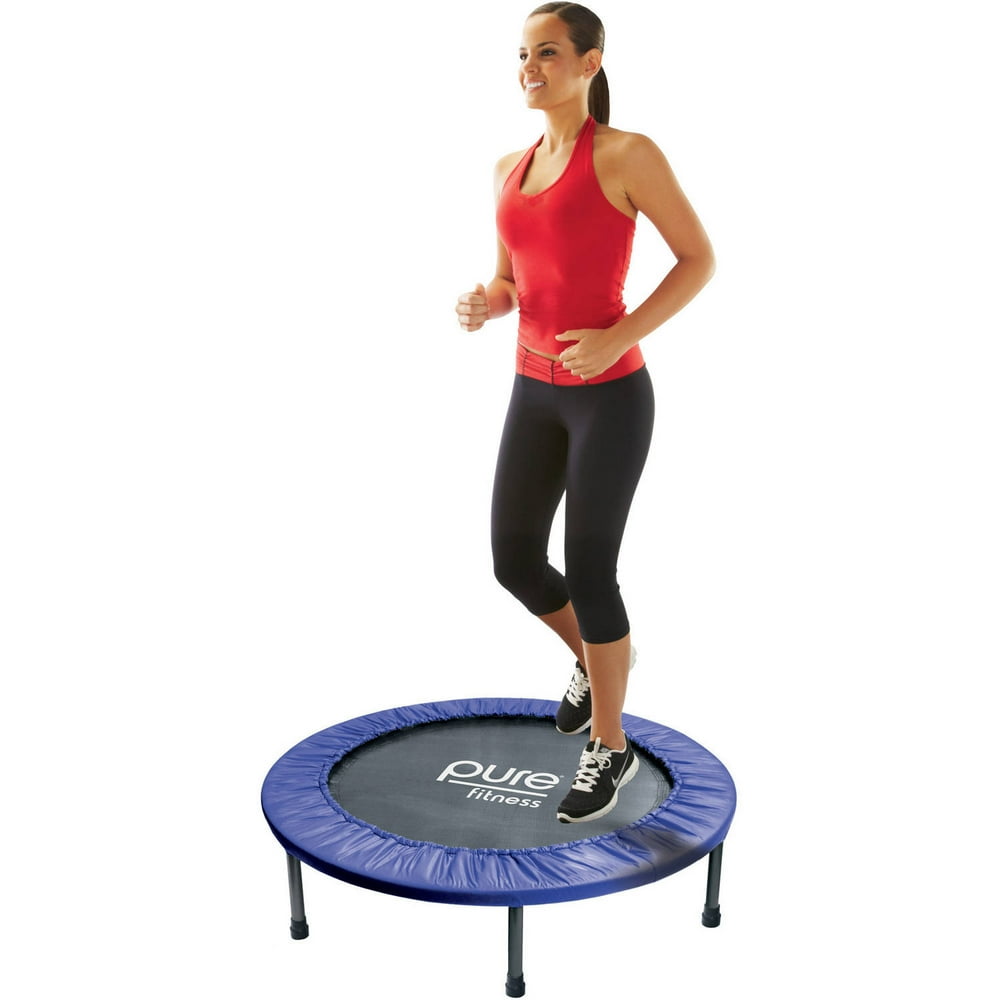 Pure Fitness 40Inch Exercise Fitness Trampoline, Blue