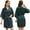 Green, variant on LYMAYTER Women Satin Bathrobe Summer Soft Cozy Sleepwear Casual Solid Color Short Robe S-3XL