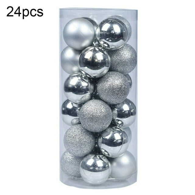 24Pcs Christmas Ball Hanging Bauble New Year Wedding Home Party Tree Decoration