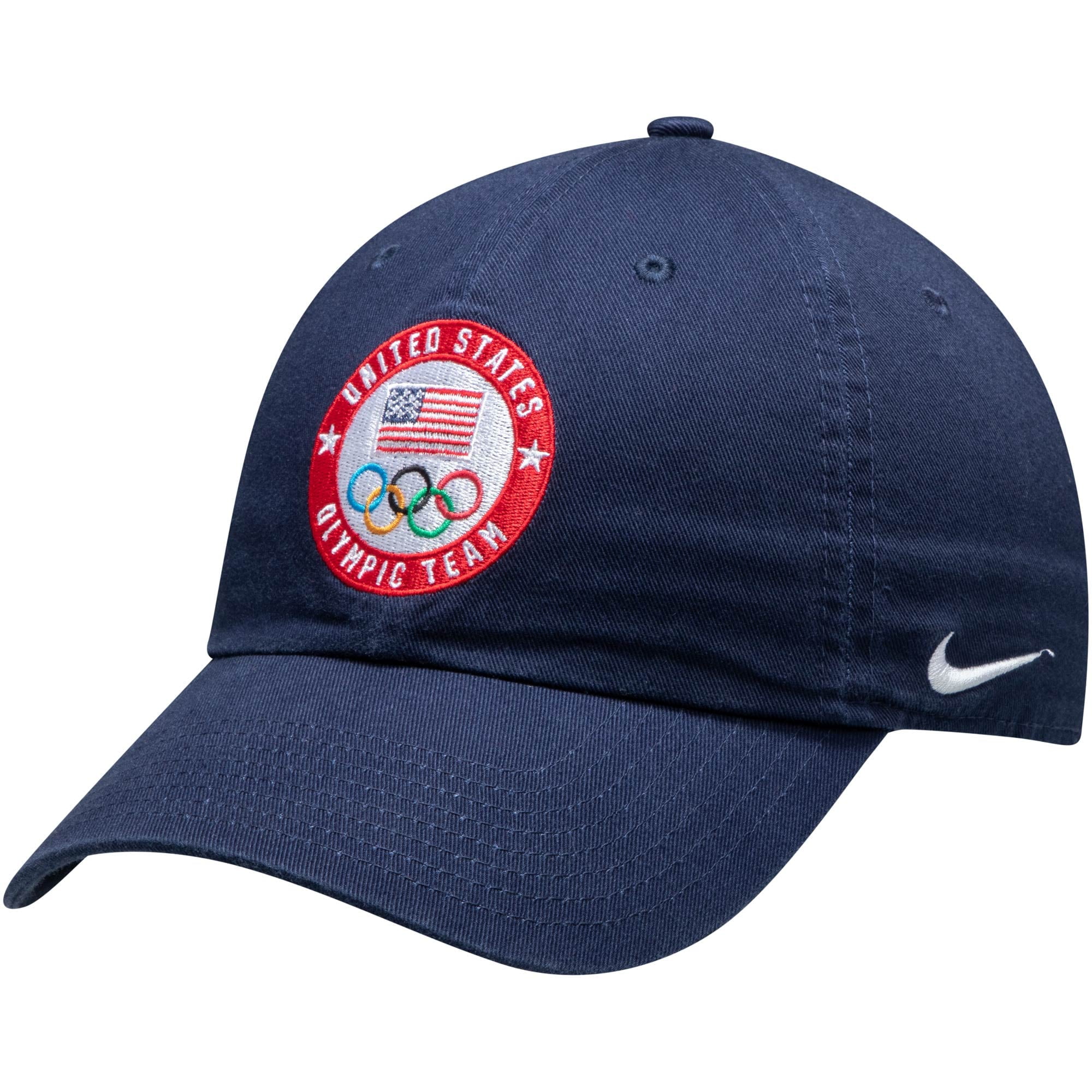 Team Usa Nike Flag And Rings Campus Adjustable Performance Hat Navy Osfa Walmart Com