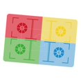 thumbnail image 3 of Colaxi Basketball Training Mat Antislip Mute Dribbling Ball Control Basketball Footstep Mat Basketball Footwork Mat for Kids Adults Multicolor, 3 of 8