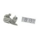 thumbnail image 5 of Estatua de gato, figura de escritorio, adorno decorativo de resina, reloj de pared digital, accesorio de escritorio multifuncional, estante creativo d, 5 of 8
