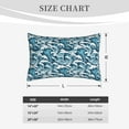 thumbnail image 4 of Balery Ocean Waves Bedding Queen Pillow Cases - Envelope Closure - Soft Brushed Microfiber Fabric - Shrinkage and Fade Resistant Pillow Cases-20"x30", 4 of 6