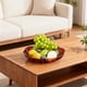 thumbnail image 5 of Bandeja de fruta de 7,87 pulgadas bandeja de plástico para snacks Negro rojo Transparente dorado | Comedero decorativo ligero y duradero para mesa de centro del salón, 1 PC, 5 of 6