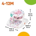 thumbnail image 3 of Asiento de piso para bebé Bright Starts Learn-to-Sit de 2 posiciones, rosa, 3 of 9