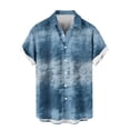 thumbnail image 5 of Yaoyar 2026 Summer Men's Fashion Hawaiian Shirts Short Sleeve Loose Button Down Collared Beach Vacation Shirts, 5 of 6