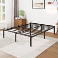 thumbnail image 6 of Auroral Zone 14 inch Queen Metal Platform Bed Frame, Heavy Duty Mattress Foundation, No Box Spring Required, 6 of 7
