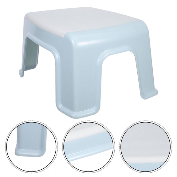 BESTYASH Portable Plastic Foot Stool with Nonslip Base for Home Shoe Changing
