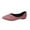 Pink, variant on Aueoeo Women Round Toe Flats Comfortable Walking Shoes Dressy Slip-ons Loafers Leather Platform Loafer Shoes