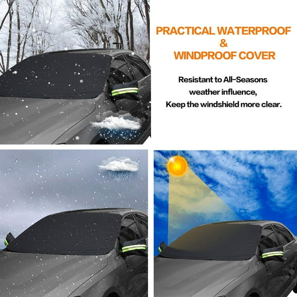 Car windshield 2024 snow cover walmart