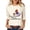 Beige, variant on Halloween Shirts for Women 3/4 Sleeve Casual Crewneck Funny I'm Just Here for The Boos Graphic T Shirt Halloween Tops