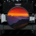 thumbnail image 1 of Mountain Sunset Polyester Universal Spare Wheel Tire Cover Custom Tire-Covers for Trailer RV SUV Truck Camper, 1 of 5