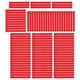 thumbnail image 5 of 100 Uds. Correa de amarre para caña de pescar, banda de fijación para caña, soporte elástico para envoltura, diseño de gancho y bucle, color rojo, 5 of 5
