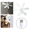 thumbnail image 2 of Remote Control 5V Wall Fan With 8H Timer 4 Speed Detachable Easy Installation, 2 of 16