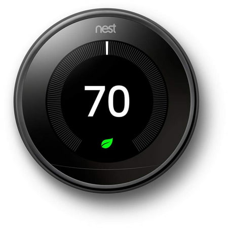 Nest Learning Thermostat - 3rd Generation - Mirror Black