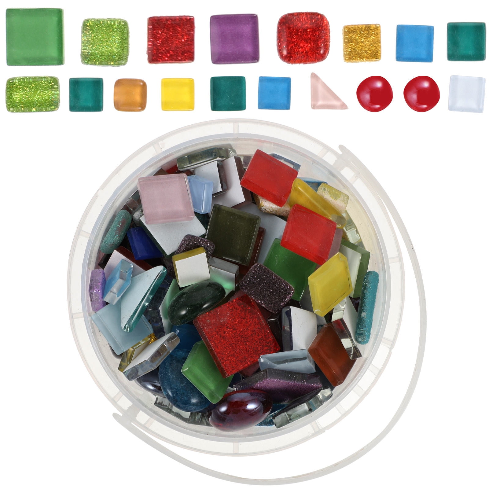 WHAMVOX  Flowerpot DIY Mosaic Tile Stones Tiles for Crafts Bulk Self