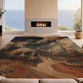 thumbnail image 2 of Design&I 8'x10' Washable Area Rug Earthy Tones Abstract Skull Art Surreal Landscape with Cosmic for Living Room, Family Extra Large Skid-Resistant Low Profile, 2 of 7