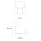 thumbnail image 4 of Sillón reclinable eléctrico de tacto piel Cosmobel Shelby, 4 of 4