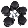 thumbnail image 1 of Office Chair Wheels Set, 5PCS Strong Load Bearing Force Chair Caster  for Cabinet, 1 of 8