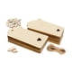 thumbnail image 5 of Etiquetas de regalo de madera en blanco sin terminar, 48 Uds., etiqueta de rebanadas en blanco de madera con agujero y cuerda de 7m para pirograbado,, 5 of 9