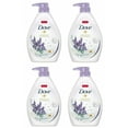 thumbnail image 3 of Dove Body Wash Relaxing Lavender Soap W/Pump Moisture Hand Wash Liquid Soap 1 Liter -4 Pack, 3 of 9