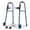 Blue, variant on Specared Folding Walker for Seniors, Ultra-Lightweight Rolling Walker with Trigger Release Folding, 8 Levels 300lbs for Adults Handicap, Blue