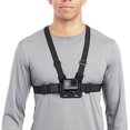 thumbnail image 3 of Zshan Sangle de Poitrine Fixe, Accessoire de Caméra Sportive pour GoPro (Non Inclus), Sangle de Poitrine, Noir, Portable, 3 of 5