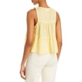 thumbnail image 2 of Bella Dahl Womens Linen Tie Neck Tank Top, 2 of 2