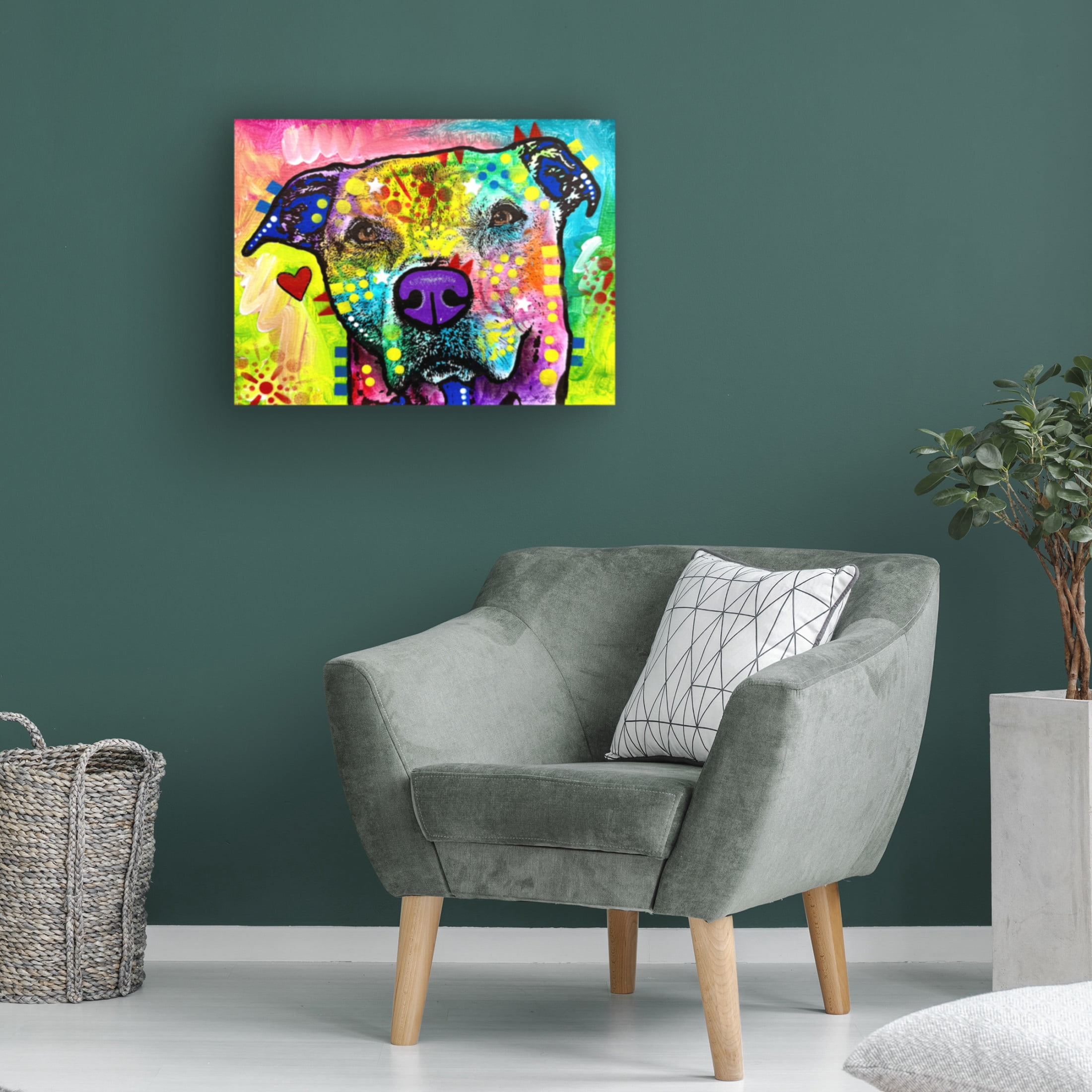 Canvas Wall Art - Dean Russo- Exclusive 'Don't' Wall Art for Living Room, Bedroom, or Office Décor by Trademark Fine Art - 24 x 18 Inches